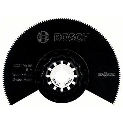 Bosch Lama per utensili multifunzione ACZ 100 BB, Wood and Metal, 100mm, 10 pezzi - 2608664480