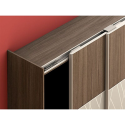 Kit per armadi due ante scorrevoli sovrapposte space+ emuca dimensione disponibile: kit space+ emuca características