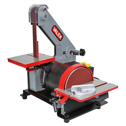 Levigatrice verticale Valex nastro 767x25mm disco 125mm smerigliatrice combinata 250W en oferta