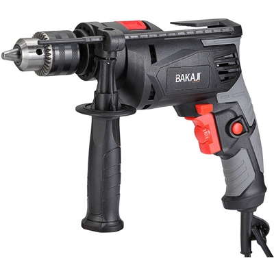 Trapano Elettrico a Percussione 710W Velocita Regolabile 3000rpm Mandrino 13mm - BAKAJI