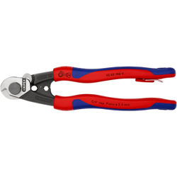 95 62 190 T Cesoia per funi, cavi e trefoli d'acciaio Adatto per Funi, cavi e trefoli dacciaio 7 mm 7 - Knipex precio