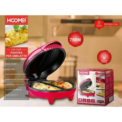 Piastra elettrica per omelette 750W HM-5848 - HOOMEI