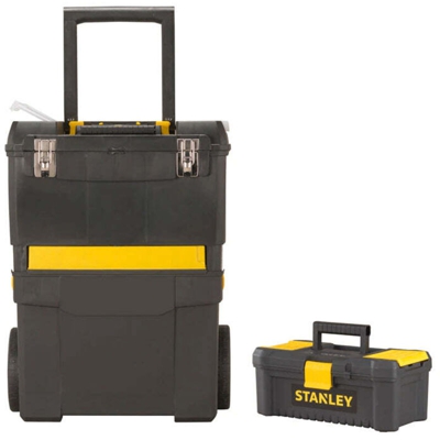 Stanley Trolley Carrello 2 in 1 porta attrezzi portautensili valigetta con ruote