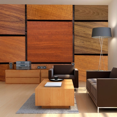 Fotomurale Cubi di legno cm 300x210 Artgeist