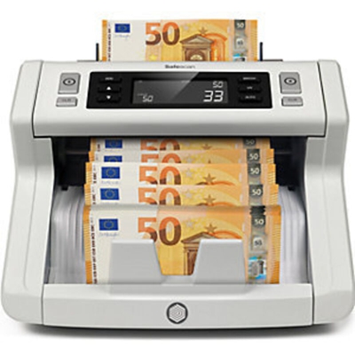 Contabanconote ad alta velocità Safescan 2210 a 1000 banconote al minuto con grande schermo LCD di facile utilizzo