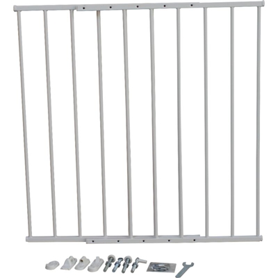 Cancelletto di sicurezza protezione per bimbi bambini in metallo Bianco 78x80h