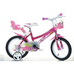 Bicicletta Bambina Rosa 16 Pollici 4 5 6 7 Anni con Rotelle Sellino Freni Bici - BRICOSHOP24 precio