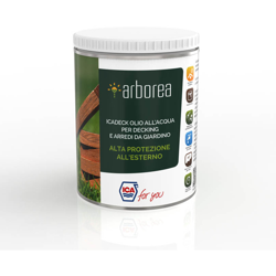 Ica For You - Olio all'Acqua per Decking e Arredi da Giardino-NOCE-2,5 L ICADECK en oferta
