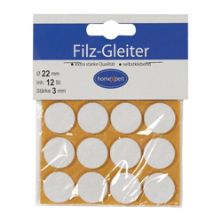 HANSI-Siebert Aliante in feltro diametro 22mm bianco autoadesivo 12 pezzi / SB card características