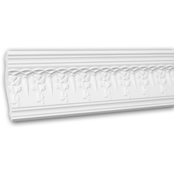 Profhome Decor - Cornice soffitto parete 150279F Profhome modanatura tipo stucco cornice flessibile modanatura stile neoimpero bianco 2 m precio