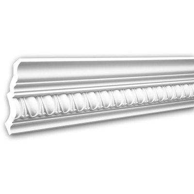 Profhome Decor - Cornice soffitto parete 150116F Profhome modanatura cornice flessibile modanatura tipo stucco stile neoclassico bianco 2 m