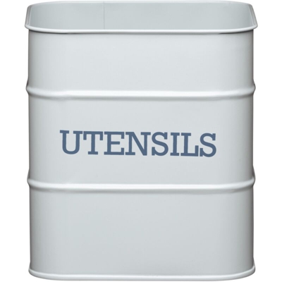 Living Nostalgia - Barattolo per gli utensili, 16 cm, grigio