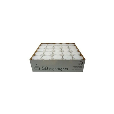 EDG - Candela lumino h2,5cm bianco pz.50