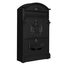Cassetta della posta in alluminio nera Regia características