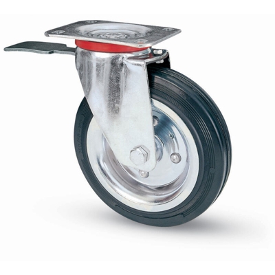 Ruota Ind."80-Bis" Piastra-Gir. C-Freno D.100 - AVO