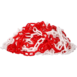 790010 Catena Plastica, 25 mt, 5 x 20 x 30 mm, Bicolore/Rosso - CVM precio