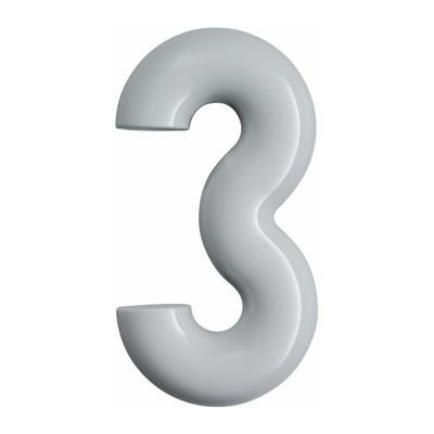 HEWI Numero civico Numero civico 3 Poliammide speciale nero profondo 92 H.165 mm33mm Hewi
