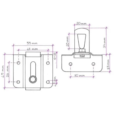 Lastrina Reggipensile Maco 147 Regolabile Ferro Zincato