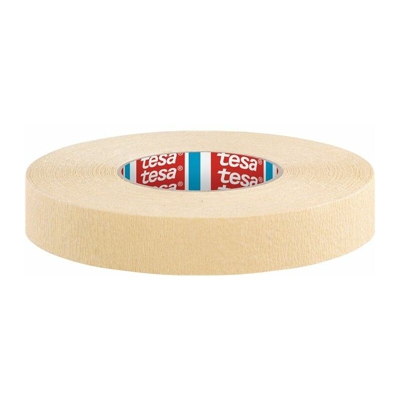 tesa nastro crepe 4322 lunghezza 50m larghezza 50m larghezza 25mm camoscio fortemente crespato tesa