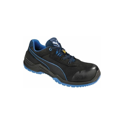 PUMA Scarpa di sicurezza Argon Blue Taglia bassa 41 nero/cuoio blu S3 ESD SRC EN20345 1 PA
