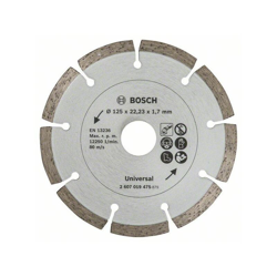 Bosch Lama diamantata per materiali da costruzione, diametro: 125 mm características