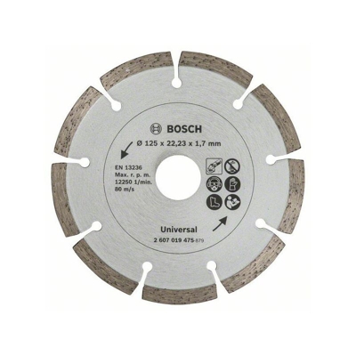 Bosch Lama diamantata per materiali da costruzione, diametro: 125 mm