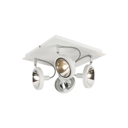 QAZQA Faretto nox - Design - Acciaio - Bianco - Quadrato Max. 4 x Watt precio