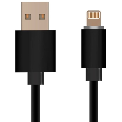 Cavo per Iphone con Licenza MFI 1,5mt Colore Nero - V-TAC