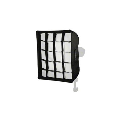 Diffusore con Lampadine per Fotocamera Nera Nailon e Metallo 150 W 40 x 24 x 50 cm 15971