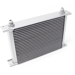 Radiatore dell'olio universale alluminio 25 file alette per raffreddamento olio motore - WILTEC en oferta