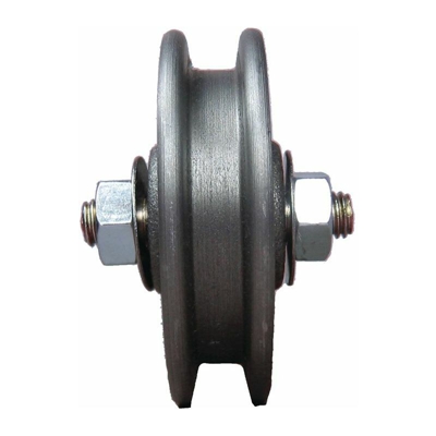 Rullo del portone scorrevole 500 D.75mm scanalatura 10/11mm liberamente girato ktg.Nut rullo in ghisa - Hbs Betz