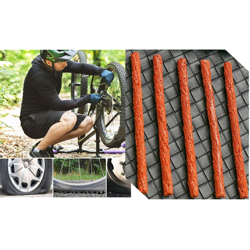 10 strisce riparazione gomme inserti foratura pneumatici auto moto camper - GENERICO características