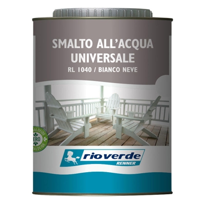 6 PZ Di RIOVERDE RL 1040 SMALTO PIGM. BIANCO 0,750 - RIO VERDE