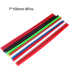 Asupermall - 7 * 100mm 6Pcs colorato fai da te colla a caldo Barre non tossico Colla Bar per Incollatore Craft en oferta