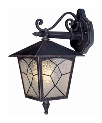 Lanterna Classic potenza 60 W corpo in alluminio con finitura bronzo anticato - CERAMICSTORE