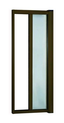 Kit 2 Zanzariere Alluminio Sottili Orizzontale Marrone Cm.140X250 - VIGOR BLINKY