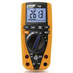 HT Instruments HT61 Multimetro portatile digitale CAT III 1000 V, CAT IV 600 V Display (Counts): 4000 características