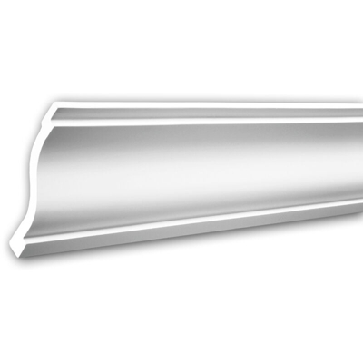 Profhome Decor - Cornice soffitto parete 150131F Profhome modanatura cornice flessibile modanatura tipo stucco stile neoclassico bianco 2 m