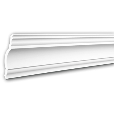 Profhome Decor - Cornice soffitto parete 150148F Profhome modanatura cornice flessibile modanatura tipo stucco stile neoclassico bianco 2 m