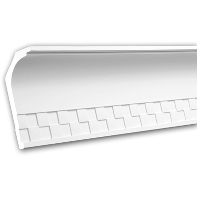 Cornice soffitto parete 150176F Profhome modanatura cornice flessibile modanatura tipo stucco stile neoclassico bianco 2 m - PROFHOME DECOR