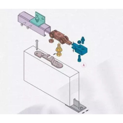 Kit Koblenz X Anta Scorrevole Portata Kg.80 - KRONA KOBLENZ en oferta