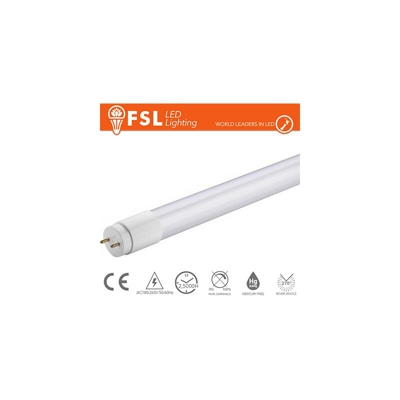 tubo neon led t8 vetro 14 watt 220-240 volt 265° 90 cm A+ CE G13 bianco caldo no lif flt814w30k09 - FSL
