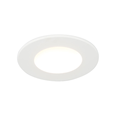 QAZQA Faretto da incasso blanca - Moderno - Plastico - Bianco - Tondo Non sostituibile Max. 3 x 4 Watt