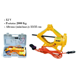 Cric/Sollevatore elettrico 12 Volt per auto con telecomando Blinky - EJ-20 en oferta