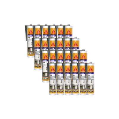 Set di 24 sigillanti siliconici per giunti di carpenteria - SIKA SikaSeal 109 Carpenteria - Antracite - 300ml
