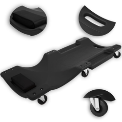 Carrello sotto auto per Officina, Carrello per montaggio, ponte per montaggio, in polietilene ad alta densità, con 6 rotelle girevoli a 360 gradi, 2 precio