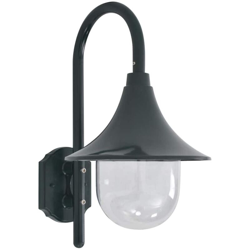 Lampada da Parete da Giardino E27 42 cm Alluminio Verde Scuro - VIDAXL características
