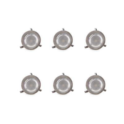 Set 6 Riflettores LED Incasso IP54 Driver 0,3W 30Lm 30.000H (SC-6B105ASET) - GREENICE