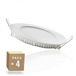Pack 4 Downlight LED Slimline 120Mm 6W 400Lm 30.000H | Bianco Naturale (JL-GP-LZ-1-PK4-AP) - GREENICE características