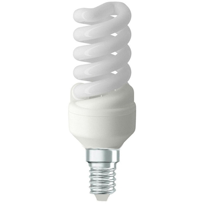 Lampadina risparmio energetico e14 18w lampada spirale luce calda - Extrastar